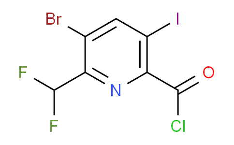 AM122979 | 1804463-81-7 | 3-Bromo-2-(difluoromethyl)-5-iodopyridine-6-carbonyl chloride