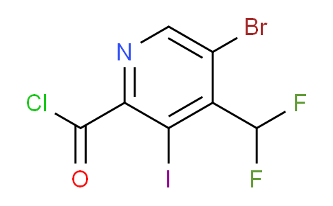AM122985 | 1805351-39-6 | 5-Bromo-4-(difluoromethyl)-3-iodopyridine-2-carbonyl chloride