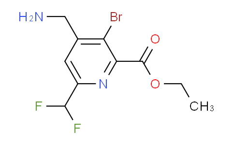 AM122987 | 1805942-91-9 | Ethyl 4-(aminomethyl)-3-bromo-6-(difluoromethyl)pyridine-2-carboxylate
