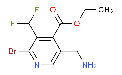 AM122990 | 1805251-10-8 | Ethyl 5-(aminomethyl)-2-bromo-3-(difluoromethyl)pyridine-4-carboxylate