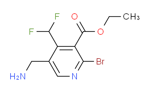 AM122991 | 1805455-37-1 | Ethyl 5-(aminomethyl)-2-bromo-4-(difluoromethyl)pyridine-3-carboxylate