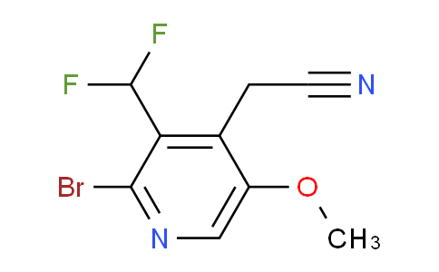 AM122996 | 1805425-73-3 | 2-Bromo-3-(difluoromethyl)-5-methoxypyridine-4-acetonitrile