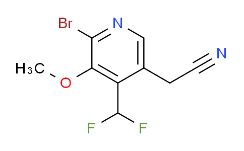 AM122999 | 1805341-35-8 | 2-Bromo-4-(difluoromethyl)-3-methoxypyridine-5-acetonitrile
