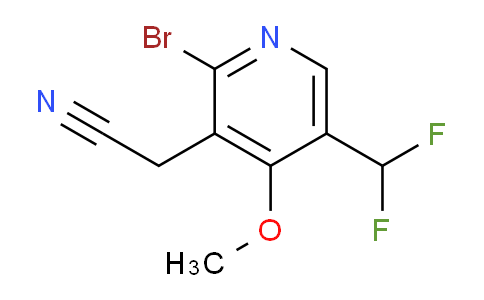 AM123006 | 1805426-57-6 | 2-Bromo-5-(difluoromethyl)-4-methoxypyridine-3-acetonitrile