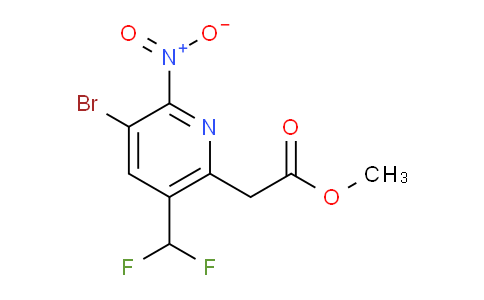 AM123010 | 1805167-83-2 | Methyl 3-bromo-5-(difluoromethyl)-2-nitropyridine-6-acetate