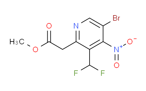 AM123013 | 1806918-66-0 | Methyl 5-bromo-3-(difluoromethyl)-4-nitropyridine-2-acetate