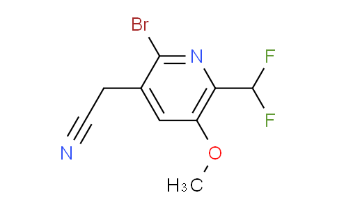 AM123014 | 1805426-92-9 | 2-Bromo-6-(difluoromethyl)-5-methoxypyridine-3-acetonitrile