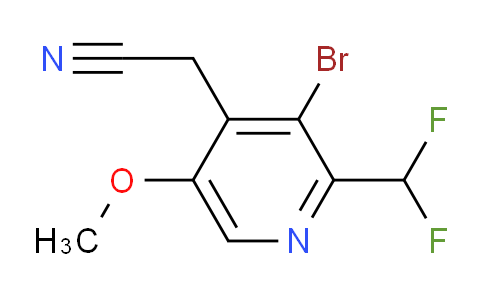 AM123017 | 1804856-05-0 | 3-Bromo-2-(difluoromethyl)-5-methoxypyridine-4-acetonitrile