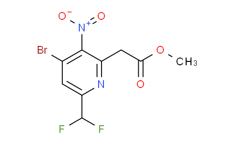 AM123019 | 1805167-97-8 | Methyl 4-bromo-6-(difluoromethyl)-3-nitropyridine-2-acetate