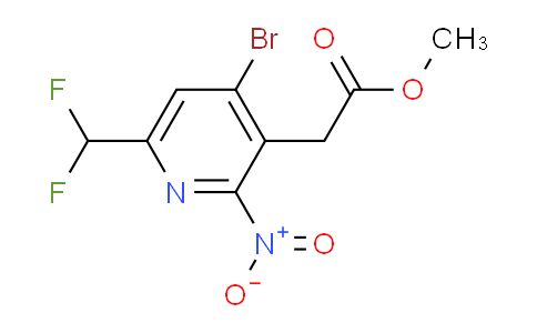 AM123020 | 1806918-86-4 | Methyl 4-bromo-6-(difluoromethyl)-2-nitropyridine-3-acetate