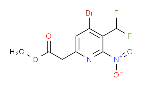 AM123021 | 1805251-09-5 | Methyl 4-bromo-3-(difluoromethyl)-2-nitropyridine-6-acetate