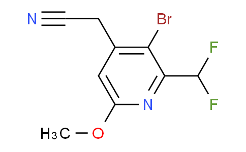 AM123022 | 1805164-85-5 | 3-Bromo-2-(difluoromethyl)-6-methoxypyridine-4-acetonitrile