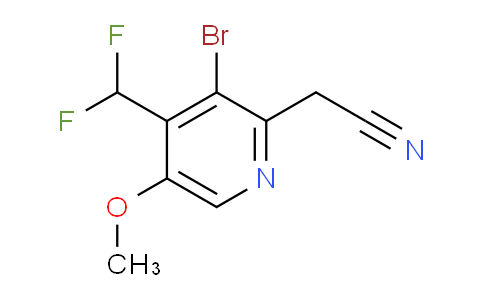 AM123025 | 1804856-12-9 | 3-Bromo-4-(difluoromethyl)-5-methoxypyridine-2-acetonitrile