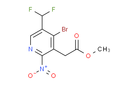 AM123026 | 1804433-11-1 | Methyl 4-bromo-5-(difluoromethyl)-2-nitropyridine-3-acetate