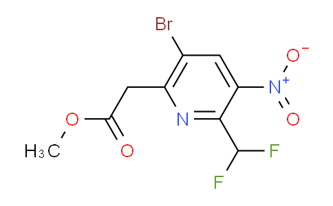 AM123027 | 1806918-97-7 | Methyl 5-bromo-2-(difluoromethyl)-3-nitropyridine-6-acetate
