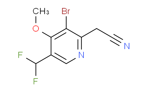 AM123030 | 1805427-35-3 | 3-Bromo-5-(difluoromethyl)-4-methoxypyridine-2-acetonitrile