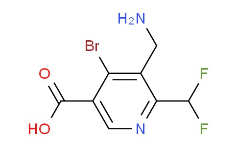 AM123037 | 1806913-96-1 | 3-(Aminomethyl)-4-bromo-2-(difluoromethyl)pyridine-5-carboxylic acid