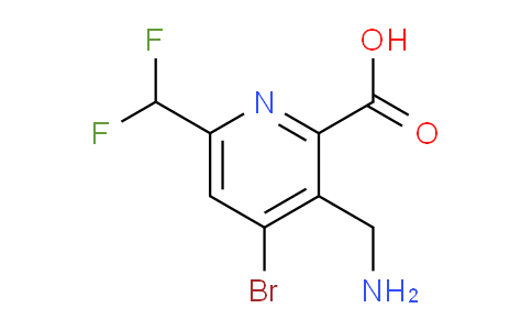 AM123041 | 1806970-33-1 | 3-(Aminomethyl)-4-bromo-6-(difluoromethyl)pyridine-2-carboxylic acid