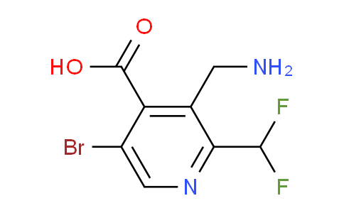 AM123043 | 1806914-02-2 | 3-(Aminomethyl)-5-bromo-2-(difluoromethyl)pyridine-4-carboxylic acid