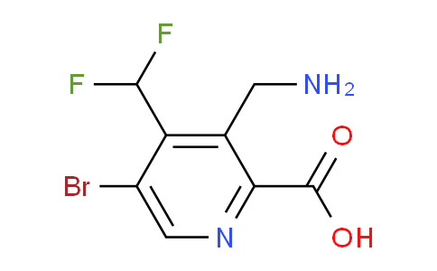 3-(Aminomethyl)-5-bromo-4-(difluoromethyl)pyridine-2-carboxylic acid