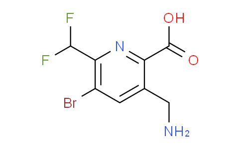 AM123050 | 1805038-40-7 | 3-(Aminomethyl)-5-bromo-6-(difluoromethyl)pyridine-2-carboxylic acid