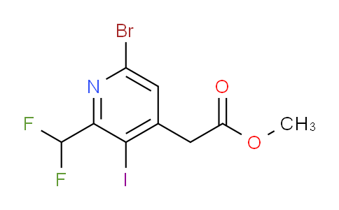 AM123052 | 1804842-49-6 | Methyl 6-bromo-2-(difluoromethyl)-3-iodopyridine-4-acetate