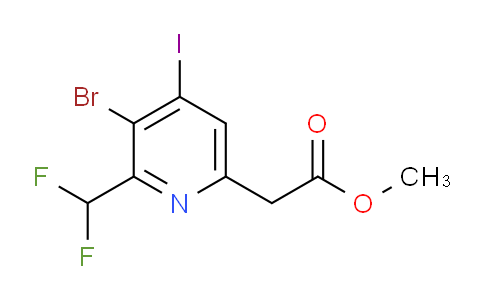 AM123053 | 1806911-06-7 | Methyl 3-bromo-2-(difluoromethyl)-4-iodopyridine-6-acetate