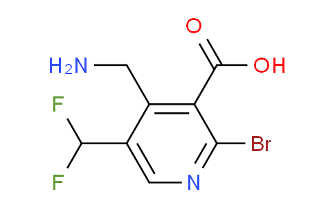 AM123055 | 1805352-50-4 | 4-(Aminomethyl)-2-bromo-5-(difluoromethyl)pyridine-3-carboxylic acid