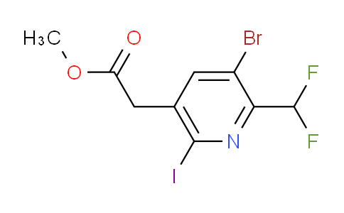 AM123056 | 1805345-82-7 | Methyl 3-bromo-2-(difluoromethyl)-6-iodopyridine-5-acetate