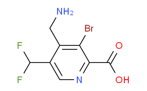 AM123062 | 1805168-91-5 | 4-(Aminomethyl)-3-bromo-5-(difluoromethyl)pyridine-2-carboxylic acid