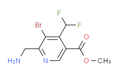 AM123068 | 1806914-34-0 | Methyl 2-(aminomethyl)-3-bromo-4-(difluoromethyl)pyridine-5-carboxylate