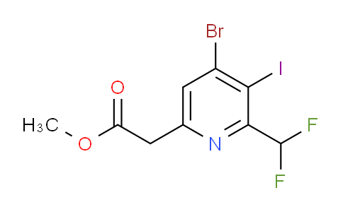 AM123069 | 1804842-69-0 | Methyl 4-bromo-2-(difluoromethyl)-3-iodopyridine-6-acetate