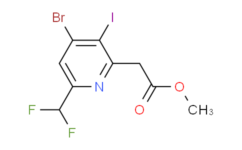 AM123070 | 1805351-33-0 | Methyl 4-bromo-6-(difluoromethyl)-3-iodopyridine-2-acetate