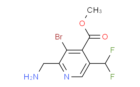 AM123071 | 1804845-01-9 | Methyl 2-(aminomethyl)-3-bromo-5-(difluoromethyl)pyridine-4-carboxylate