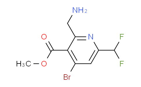 AM123076 | 1805255-69-9 | Methyl 2-(aminomethyl)-4-bromo-6-(difluoromethyl)pyridine-3-carboxylate