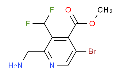 AM123077 | 1805453-86-4 | Methyl 2-(aminomethyl)-5-bromo-3-(difluoromethyl)pyridine-4-carboxylate