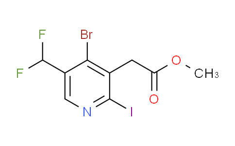 AM123079 | 1804892-67-8 | Methyl 4-bromo-5-(difluoromethyl)-2-iodopyridine-3-acetate