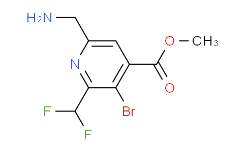 AM123082 | 1805453-91-1 | Methyl 6-(aminomethyl)-3-bromo-2-(difluoromethyl)pyridine-4-carboxylate