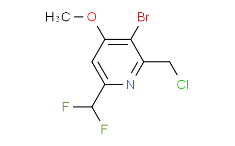 AM123094 | 1805424-35-4 | 3-Bromo-2-(chloromethyl)-6-(difluoromethyl)-4-methoxypyridine