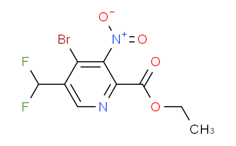 AM123098 | 1805449-41-5 | Ethyl 4-bromo-5-(difluoromethyl)-3-nitropyridine-2-carboxylate
