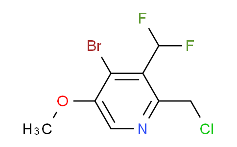 AM123109 | 1805163-97-6 | 4-Bromo-2-(chloromethyl)-3-(difluoromethyl)-5-methoxypyridine