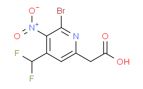 AM123110 | 1804665-58-4 | 2-Bromo-4-(difluoromethyl)-3-nitropyridine-6-acetic acid