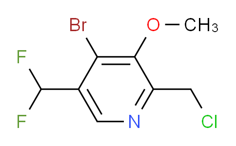 4-Bromo-2-(chloromethyl)-5-(difluoromethyl)-3-methoxypyridine