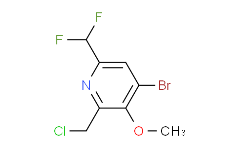 4-Bromo-2-(chloromethyl)-6-(difluoromethyl)-3-methoxypyridine