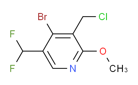 4-Bromo-3-(chloromethyl)-5-(difluoromethyl)-2-methoxypyridine