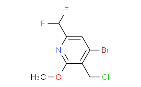 4-Bromo-3-(chloromethyl)-6-(difluoromethyl)-2-methoxypyridine
