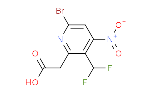 AM123118 | 1805359-64-1 | 6-Bromo-3-(difluoromethyl)-4-nitropyridine-2-acetic acid