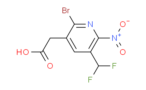 AM123120 | 1806996-88-2 | 2-Bromo-5-(difluoromethyl)-6-nitropyridine-3-acetic acid
