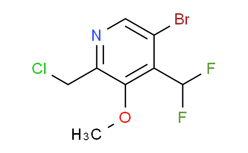 AM123123 | 1804954-28-6 | 5-Bromo-2-(chloromethyl)-4-(difluoromethyl)-3-methoxypyridine