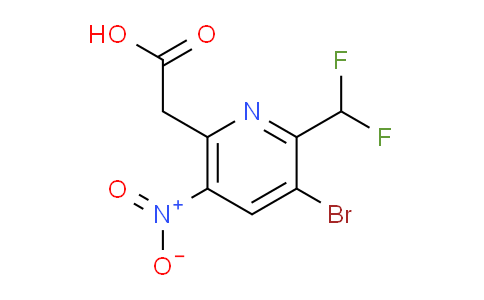 AM123126 | 1805935-62-9 | 3-Bromo-2-(difluoromethyl)-5-nitropyridine-6-acetic acid